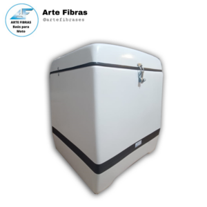 Baú para Moto 180 Litros em Fibra de Vidro